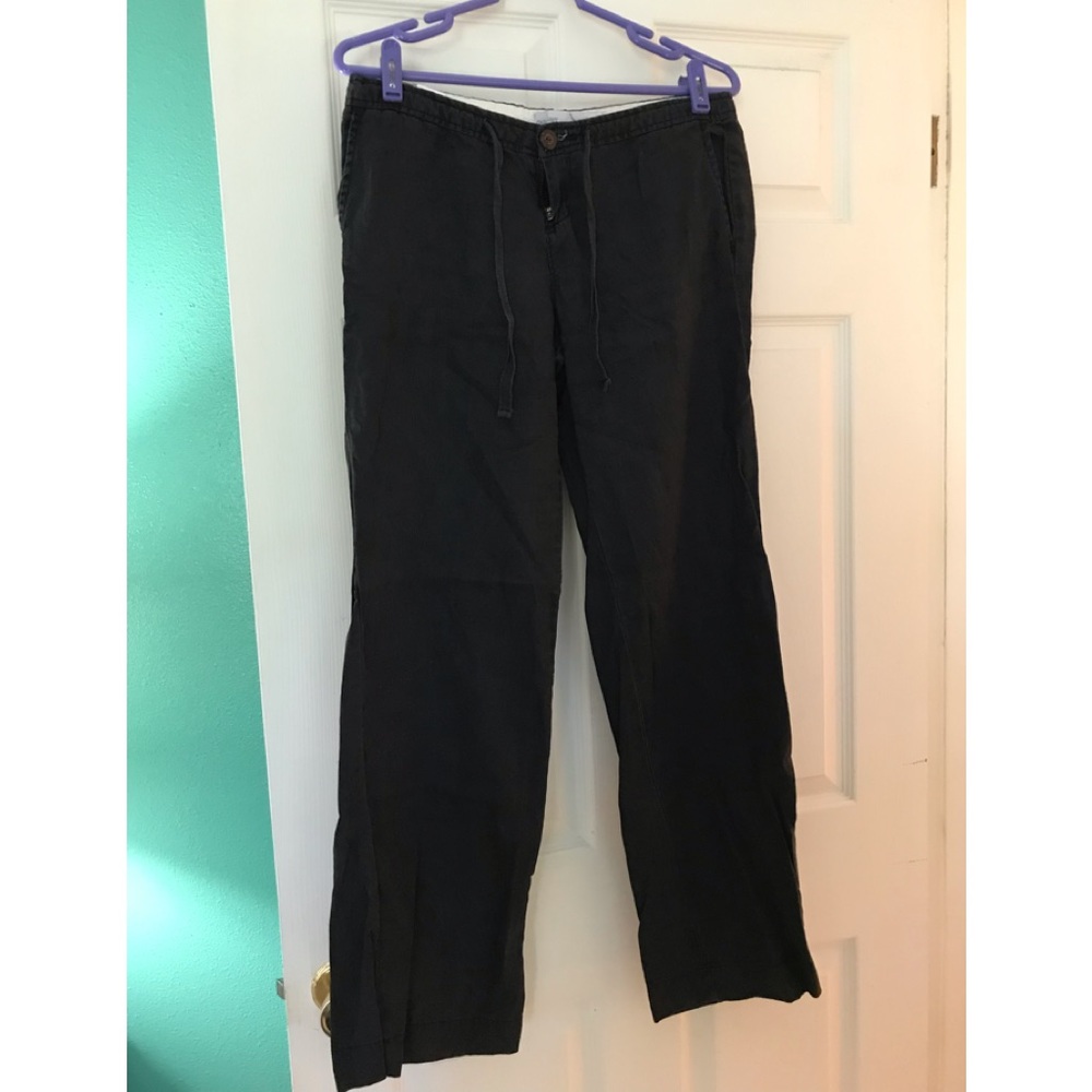 Black size 2 linen pants